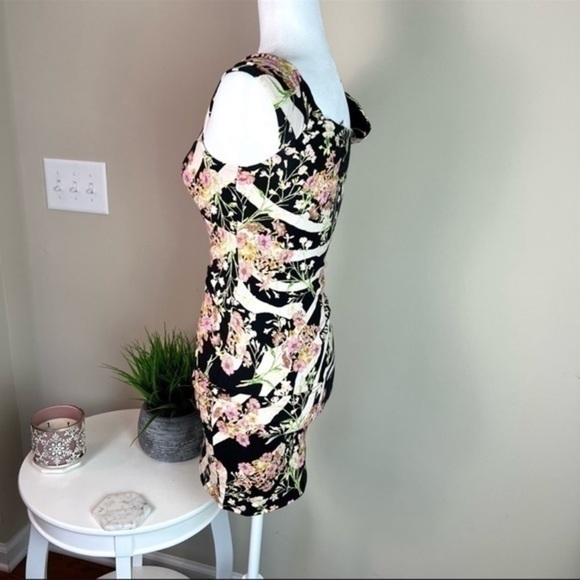 Guess womens zebra print floral mini dress size XS - Picture 5 of 12